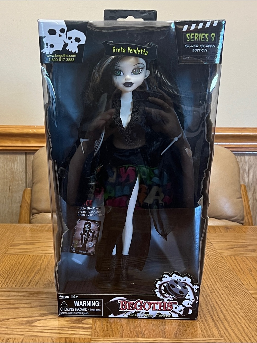 Begoths Silver Screen Edition Series 8 Greta Vendetta Doll Bleeding Edge